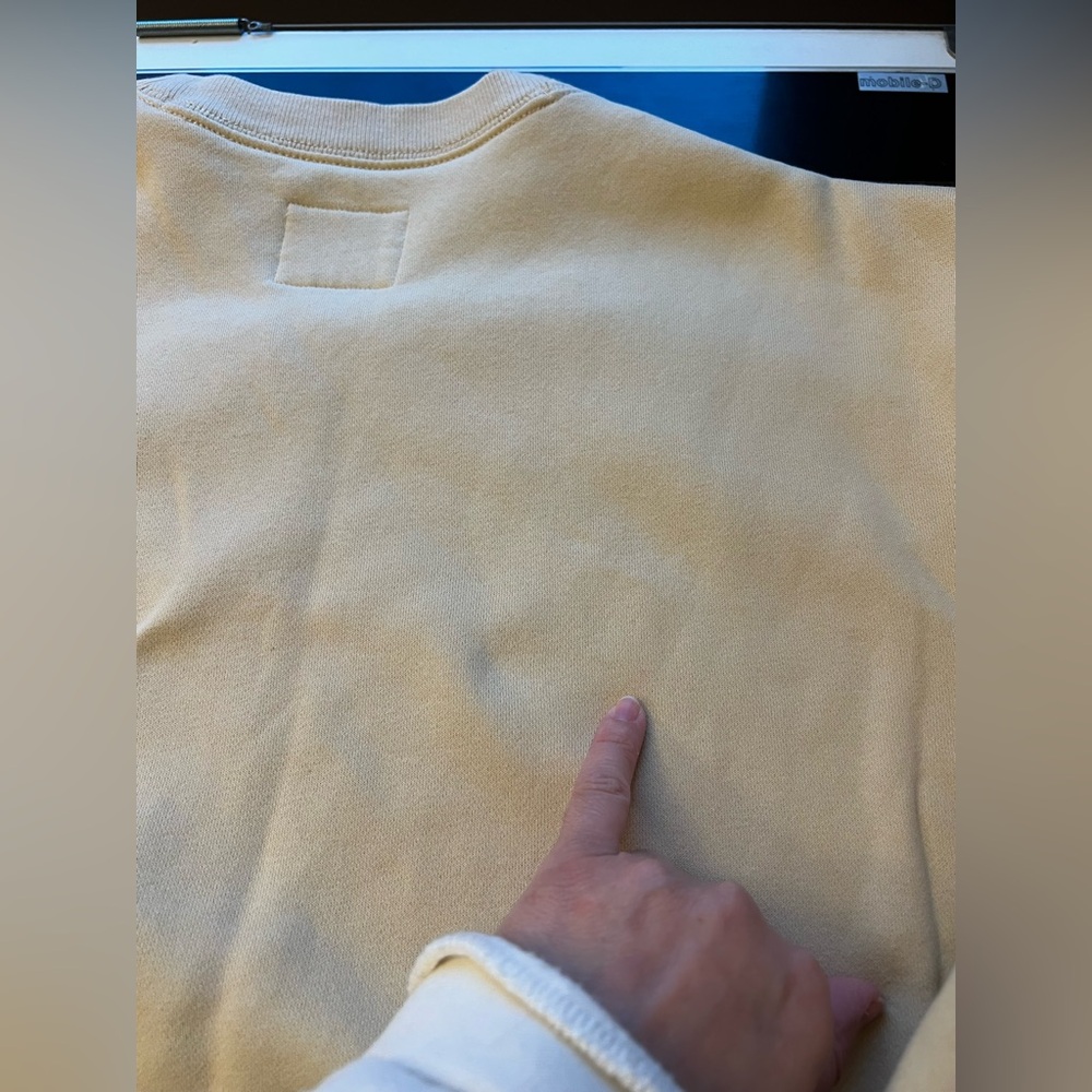 Abercrombie & Fitch (Yellowy mustard color) Maine sailing  Crewneck Sweatshirt - Picture 11 of 11
